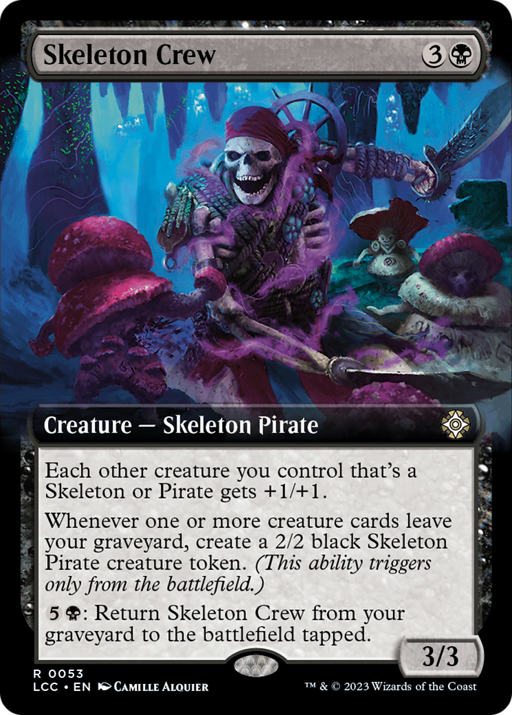 Skeleton Crew (Extended Art) [The Lost Caverns of Ixalan Commander] | RetroPlay Games