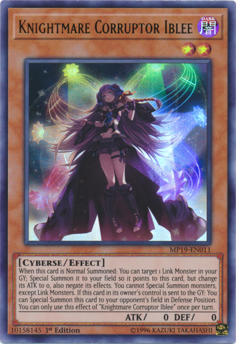 Knightmare Corruptor Iblee [MP19-EN011] Ultra Rare | RetroPlay Games