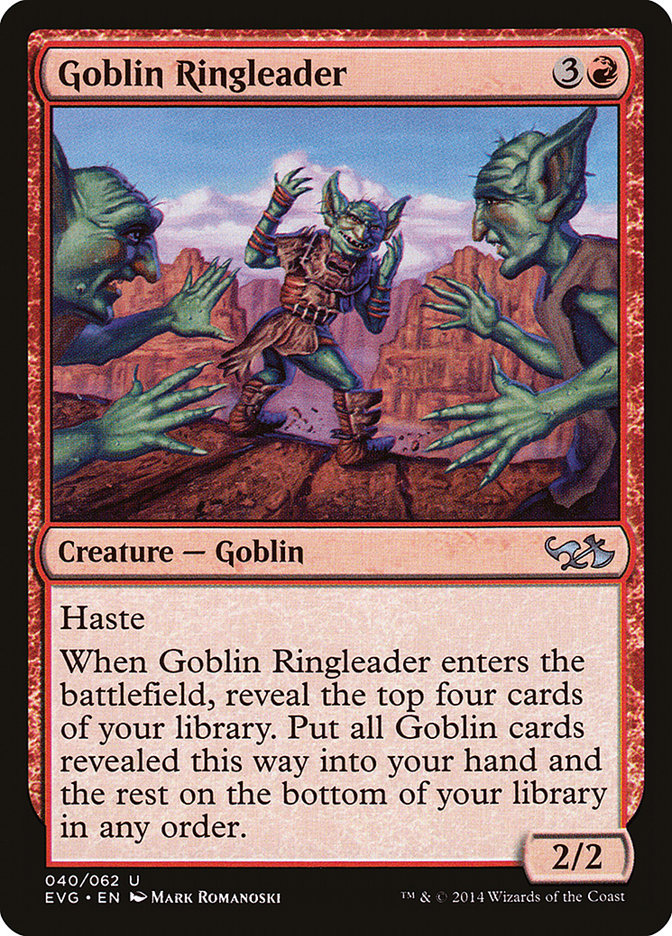 Goblin Ringleader (Elves vs. Goblins) [Duel Decks Anthology] | RetroPlay Games