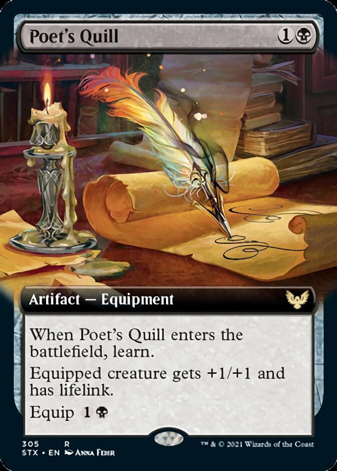 Poet's Quill (Extended) [Strixhaven: School of Mages] | RetroPlay Games