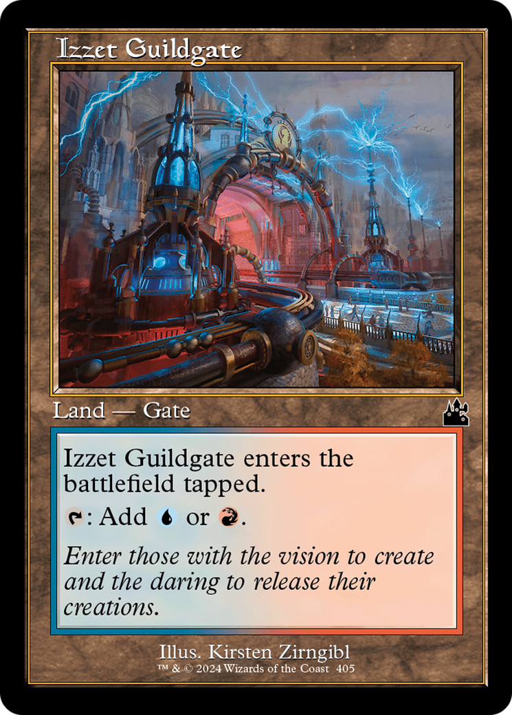 Izzet Guildgate (Retro Frame) [Ravnica Remastered] | RetroPlay Games