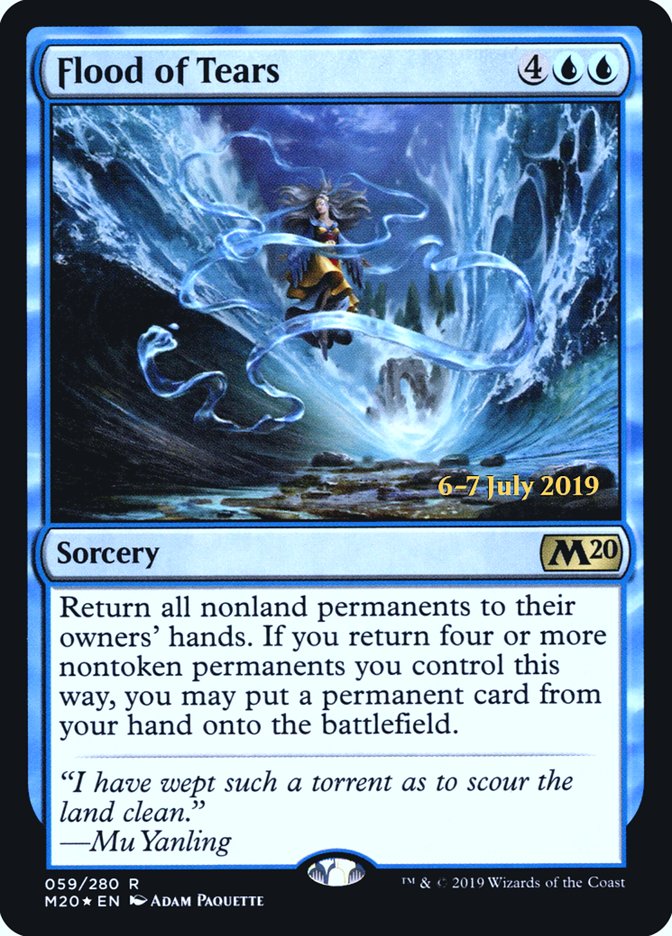 Flood of Tears  [Core Set 2020 Prerelease Promos] | RetroPlay Games