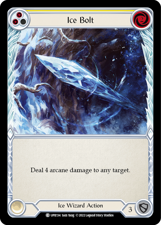 Ice Bolt (Yellow) [UPR134] (Uprising)  Rainbow Foil | RetroPlay Games