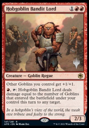 Hobgoblin Bandit Lord (Promo Pack) [Dungeons & Dragons: Adventures in the Forgotten Realms Promos] | RetroPlay Games