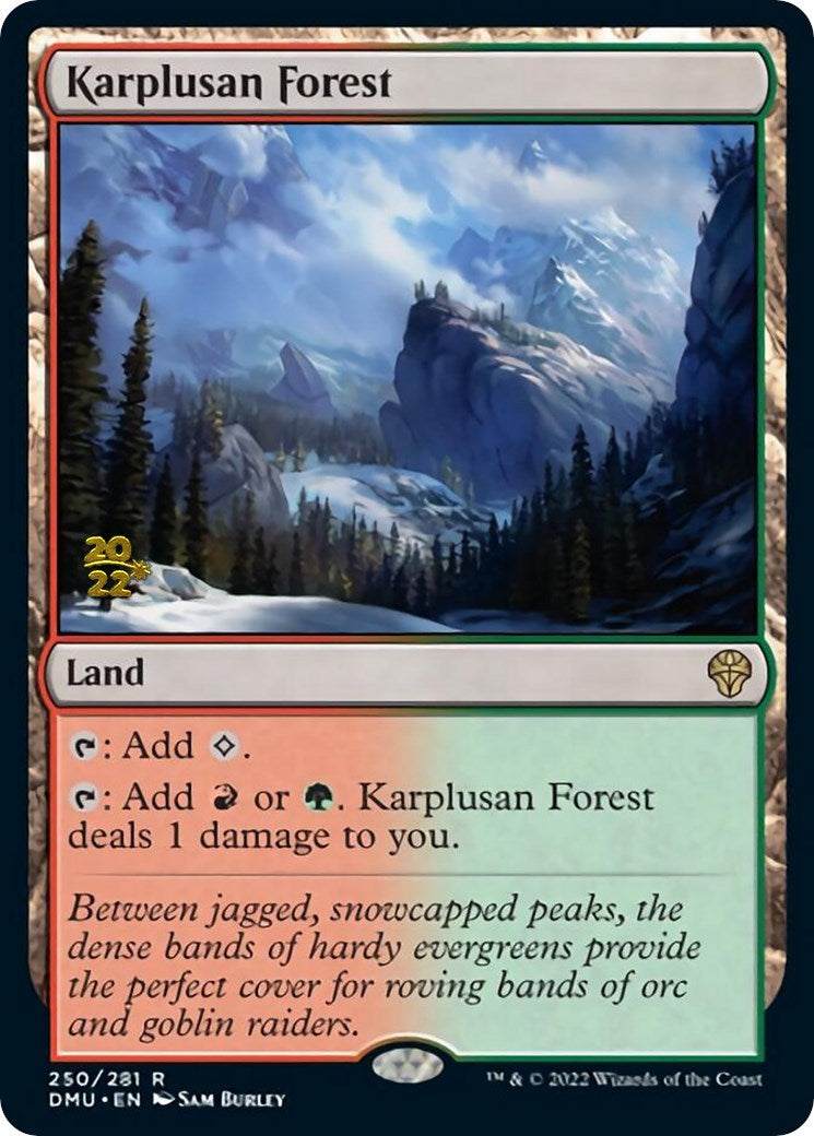 Karplusan Forest [Dominaria United Prerelease Promos] | RetroPlay Games