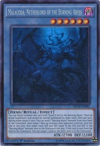 Malacoda, Netherlord of the Burning Abyss [SECE-EN085] Ghost Rare | RetroPlay Games