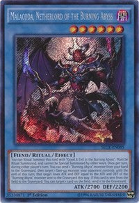 Malacoda, Netherlord of the Burning Abyss [SECE-EN085] Secret Rare | RetroPlay Games