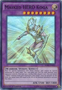 Masked HERO Koga [SDHS-EN042] Super Rare | RetroPlay Games