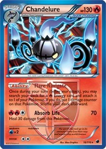 Chandelure (16/116) (Theme Deck Exclusive) [Black & White: Plasma Freeze] | RetroPlay Games