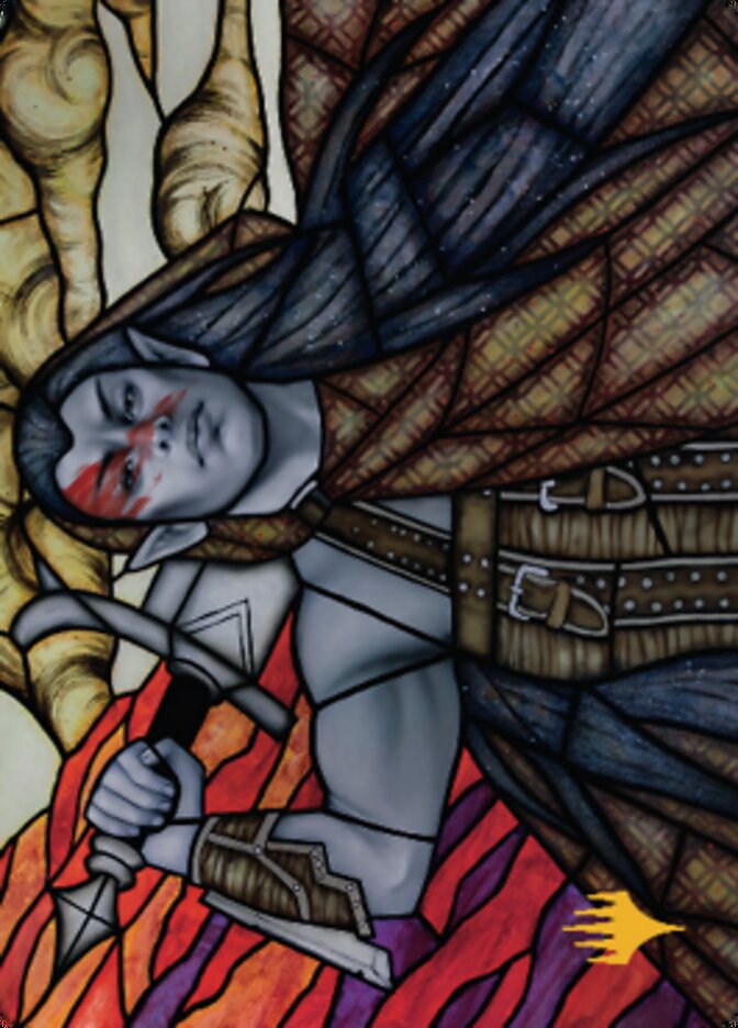Radha, Coalition Warlord Art Card (Gold-Stamped Signature) [Dominaria United Art Series] | RetroPlay Games