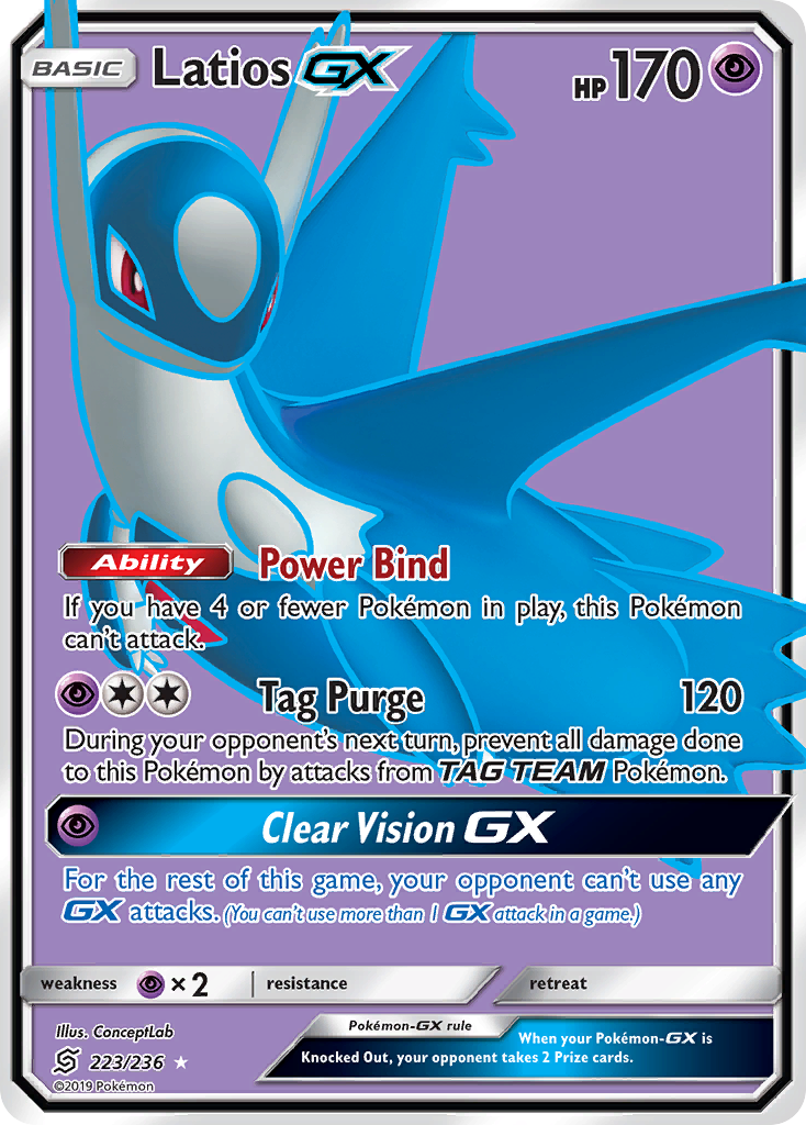 Latios GX (223/236) [Sun & Moon: Unified Minds] | RetroPlay Games