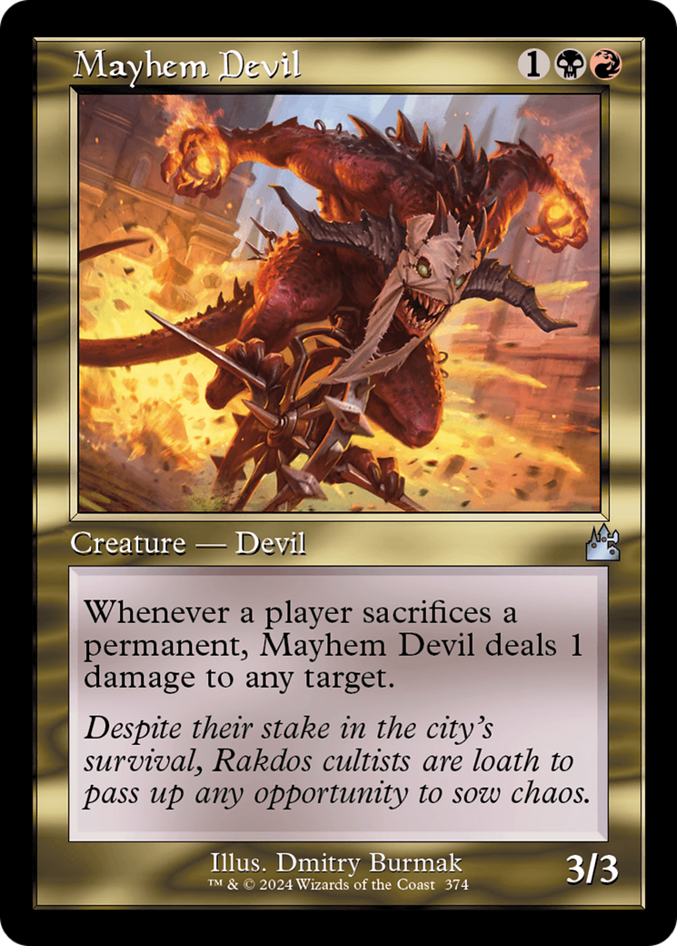 Mayhem Devil (Retro Frame) [Ravnica Remastered] | RetroPlay Games