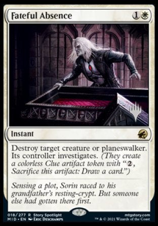 Fateful Absence (Promo Pack) [Innistrad: Midnight Hunt Promos] | RetroPlay Games