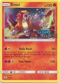 Entei (SM219) (Staff Prerelease Promo) [Sun & Moon: Black Star Promos] | RetroPlay Games