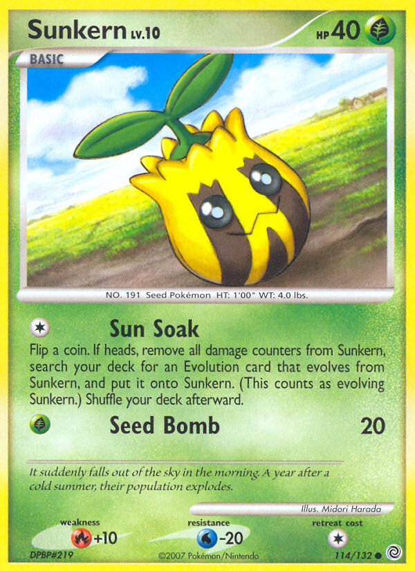 Sunkern (114/132) [Diamond & Pearl: Secret Wonders] | RetroPlay Games