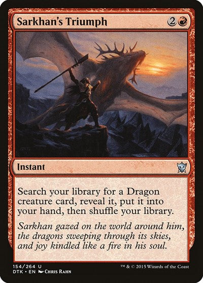 Sarkhan's Triumph [Dragons of Tarkir] | RetroPlay Games