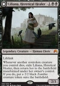 Liliana, Heretical Healer // Liliana, Defiant Necromancer [Magic Origins] | RetroPlay Games