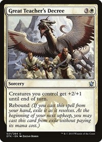 Great Teacher's Decree [Dragons of Tarkir] | RetroPlay Games