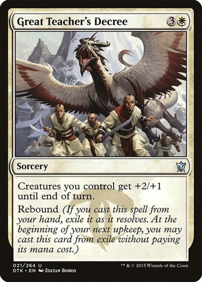 Great Teacher's Decree [Dragons of Tarkir] | RetroPlay Games