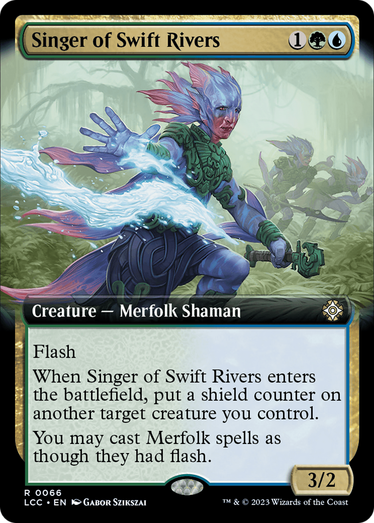 Singer of Swift Rivers (Extended Art) [The Lost Caverns of Ixalan Commander] | RetroPlay Games