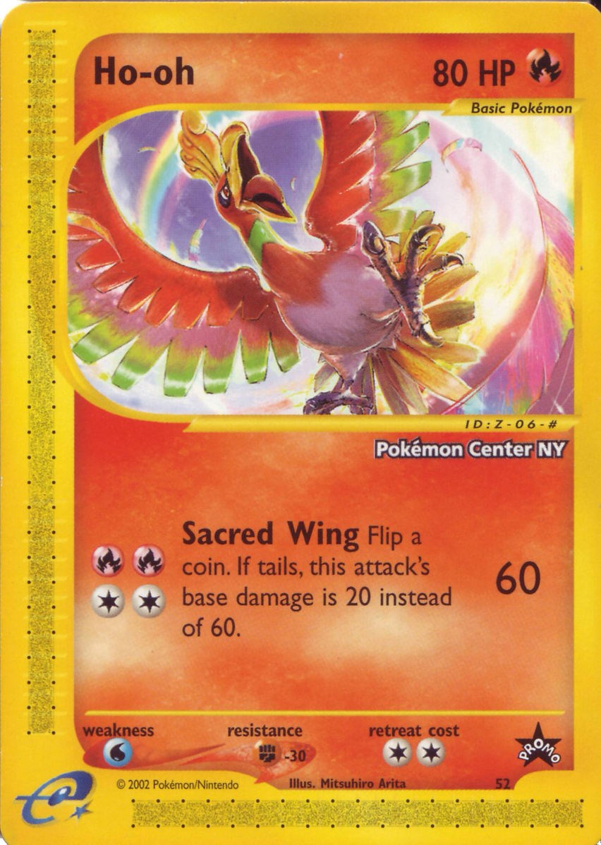 Ho-oh (52) (Pokemon Center NY Promo) [Wizards of the Coast: Black Star Promos] | RetroPlay Games