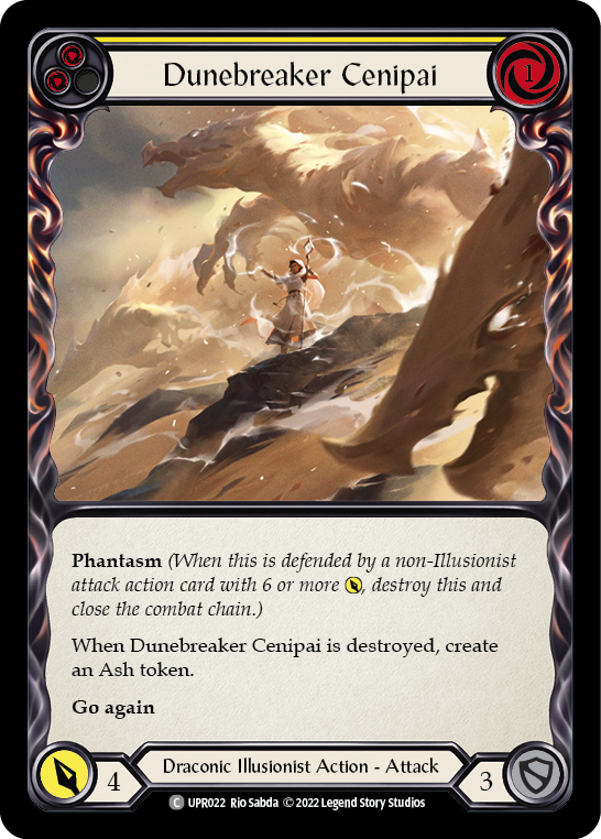 Dunebreaker Cenipai (Yellow) [UPR022] (Uprising)  Rainbow Foil | RetroPlay Games
