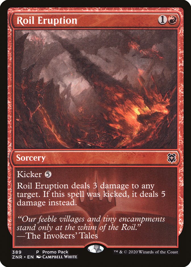 Roil Eruption (Promo Pack) [Zendikar Rising Promos] | RetroPlay Games