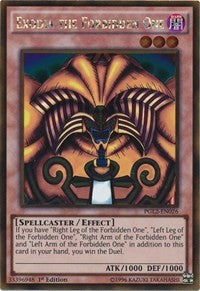 Exodia the Forbidden One [PGL2-EN026] Gold Rare | RetroPlay Games