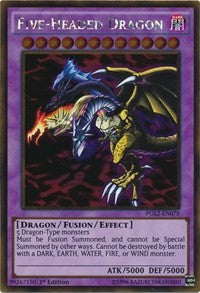 Five-Headed Dragon [PGL2-EN078] Gold Rare | RetroPlay Games