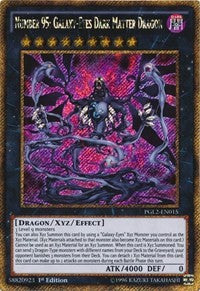 Number 95: Galaxy-Eyes Dark Matter Dragon [PGL2-EN015] Gold Secret Rare | RetroPlay Games