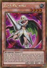 Rose Paladin [PGL2-EN004] Gold Secret Rare | RetroPlay Games