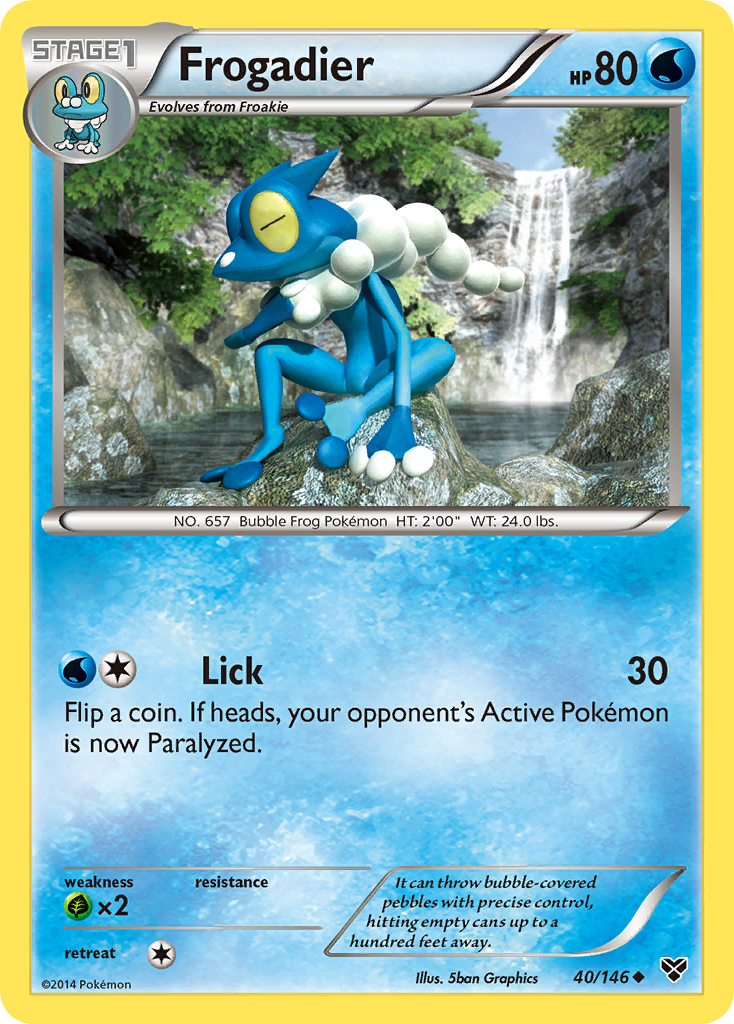 Frogadier (40/146) [XY: Base Set] | RetroPlay Games