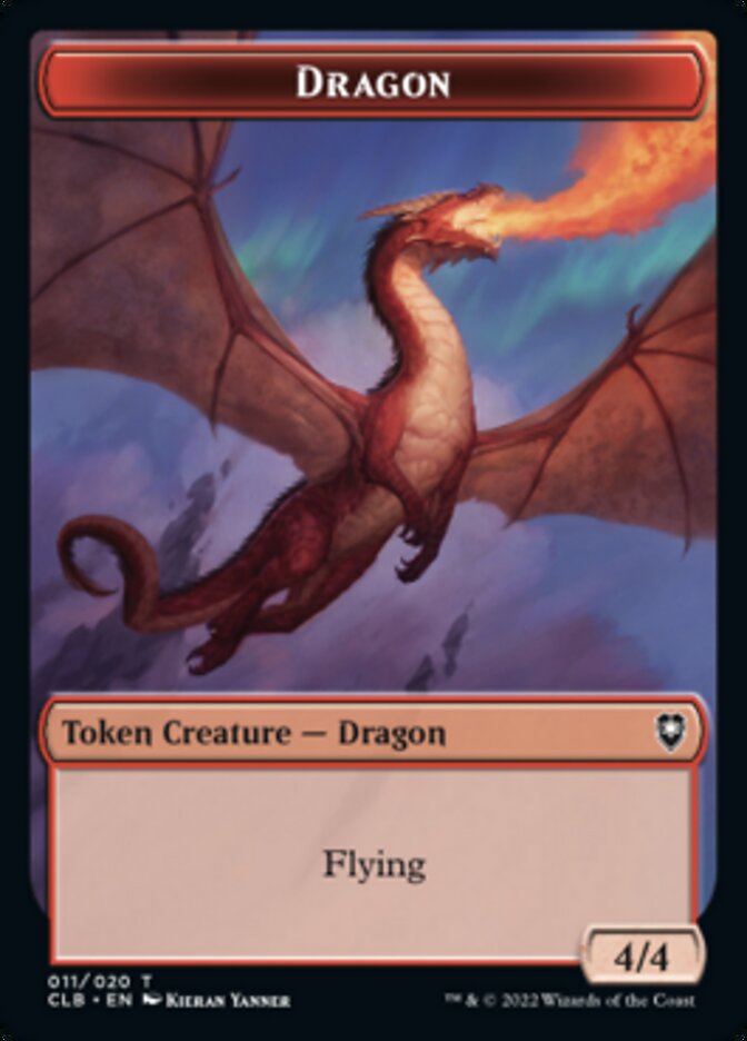 Dragon Token [Commander Legends: Battle for Baldur's Gate Tokens] | RetroPlay Games