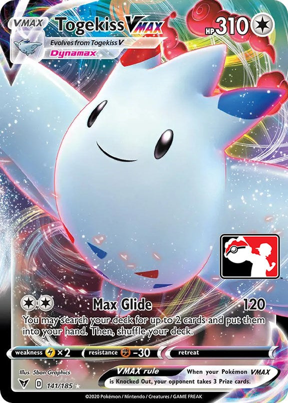 Togekiss VMAX (141/185) [Prize Pack Series One] | RetroPlay Games