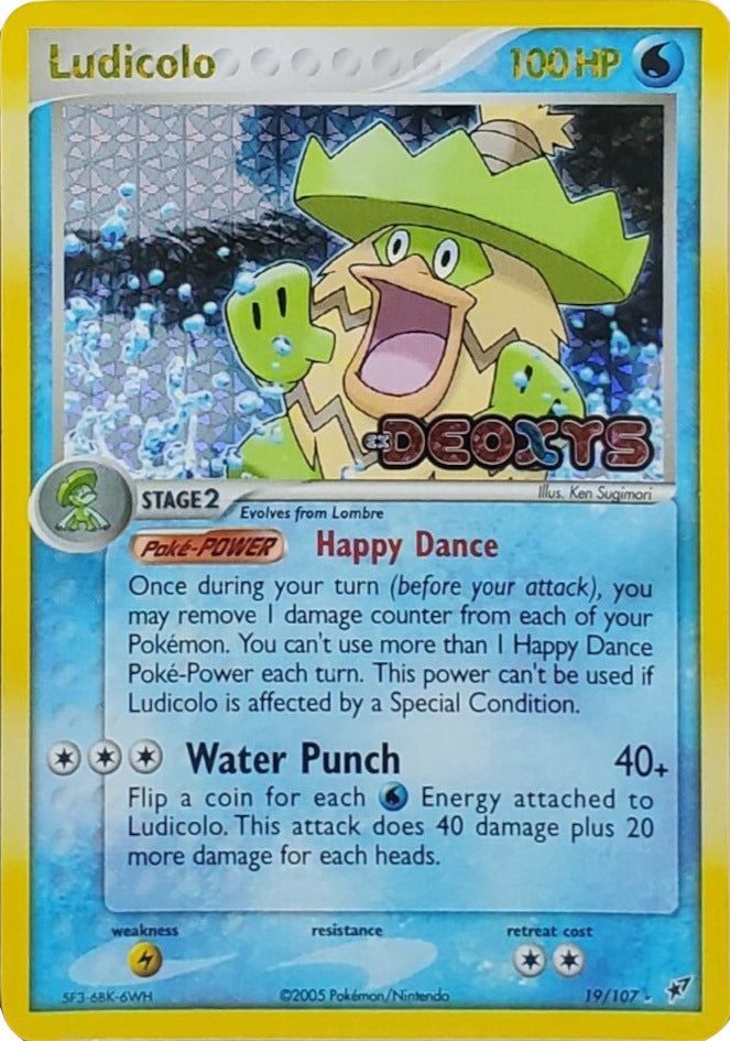 Ludicolo (19/107) (Stamped) [EX: Deoxys] | RetroPlay Games