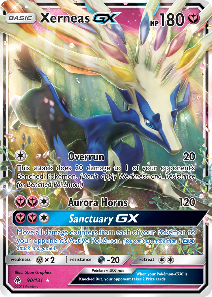 Xerneas GX (90/131) [Sun & Moon: Forbidden Light] | RetroPlay Games