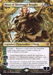 Nissa of Shadowed Boughs (Borderless) [Zendikar Rising] | RetroPlay Games