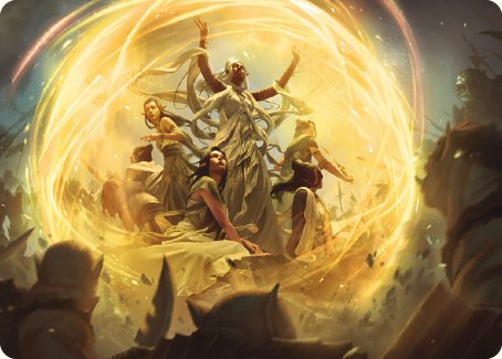 Heroic Intervention Art Card [The Lord of the Rings: Tales of Middle-earth Art Series] | RetroPlay Games