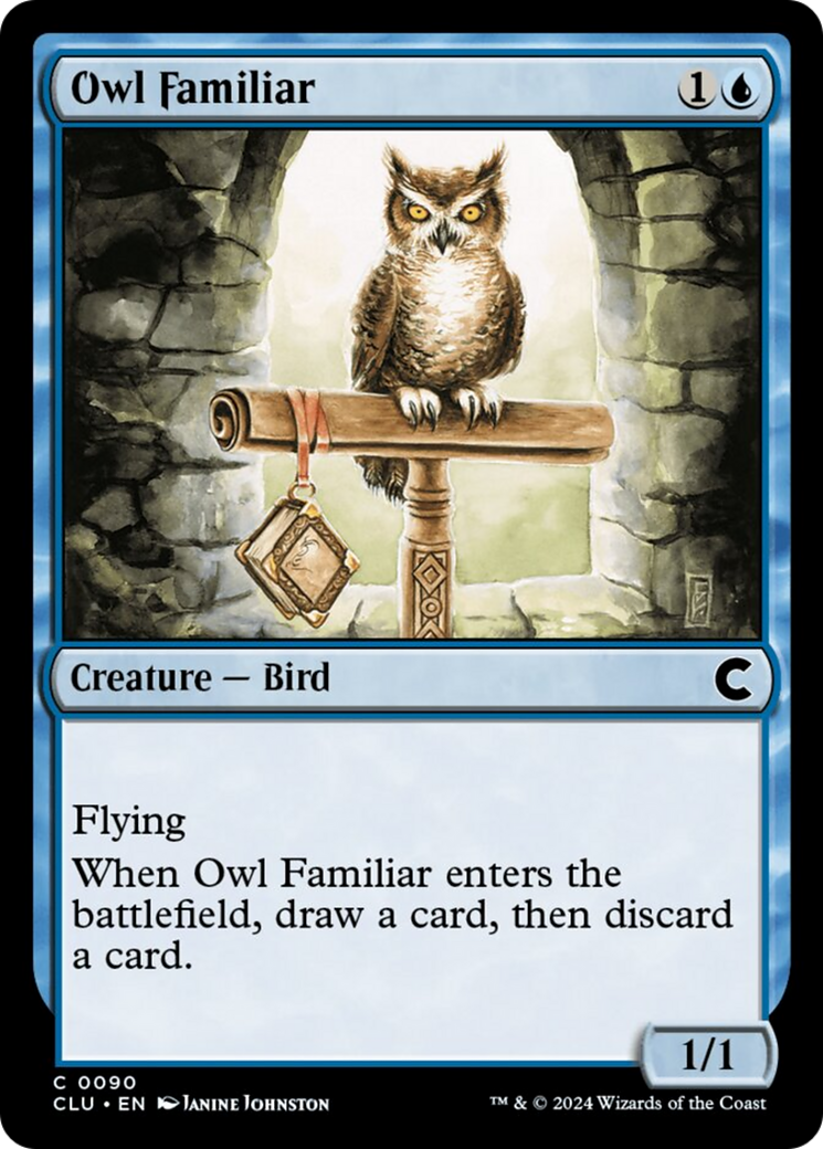 Owl Familiar [Ravnica: Clue Edition] | RetroPlay Games