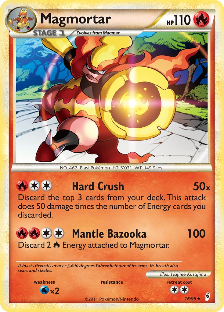 Magmortar (16/95) (Theme Deck Exclusive) [HeartGold & SoulSilver: Call of Legends] | RetroPlay Games