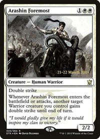 Arashin Foremost [Dragons of Tarkir Promos] | RetroPlay Games