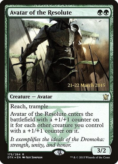 Avatar of the Resolute [Dragons of Tarkir Promos] | RetroPlay Games