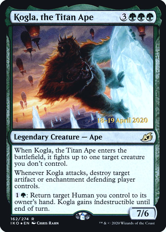 Kogla, the Titan Ape  [Ikoria: Lair of Behemoths Prerelease Promos] | RetroPlay Games