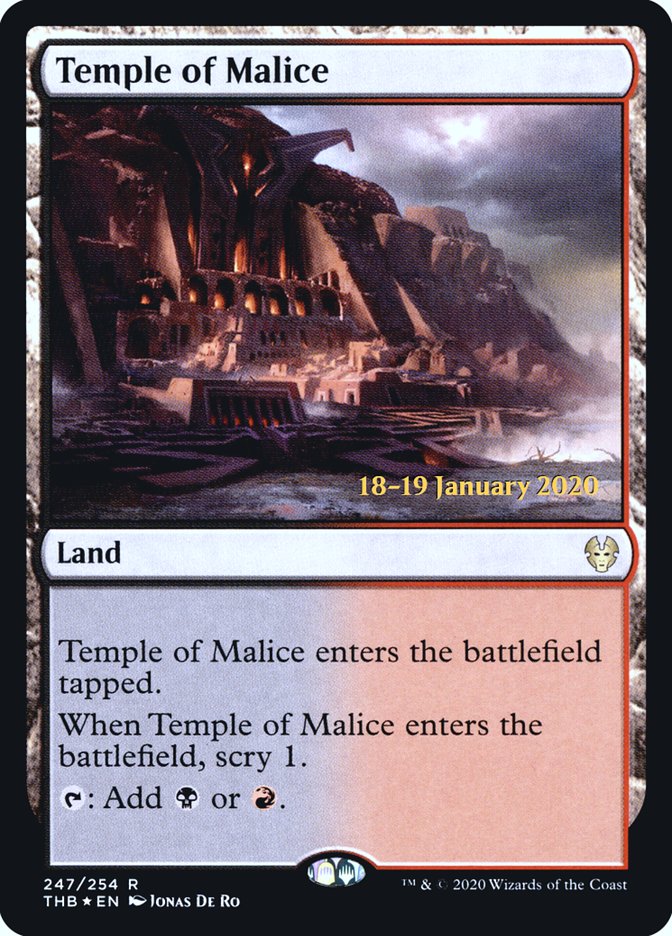 Temple of Malice [Theros Beyond Death Prerelease Promos] | RetroPlay Games