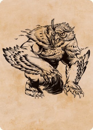 Owlbear (Showcase) Art Card [Dungeons & Dragons: Adventures in the Forgotten Realms Art Series] | RetroPlay Games