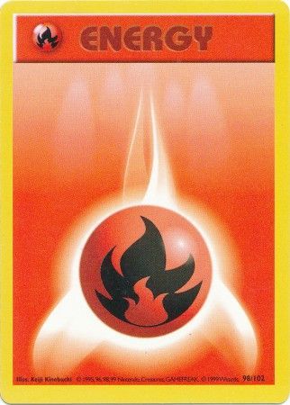 Fire Energy (98/102) [Base Set Shadowless Unlimited] | RetroPlay Games