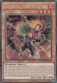 Elemental HERO Blazeman [WSUP-EN032] Prismatic Secret Rare | RetroPlay Games