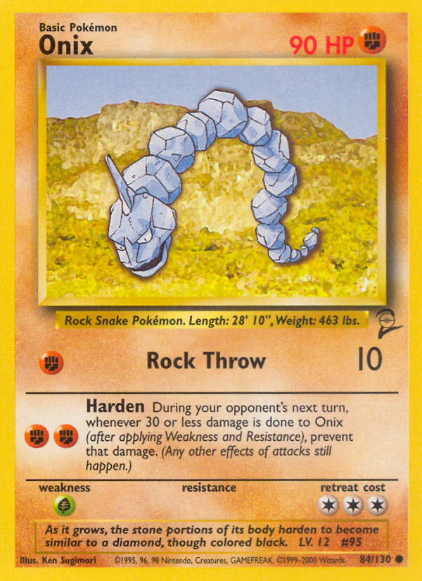 Onix (84/130) [Base Set 2] | RetroPlay Games