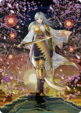 The Wandering Emperor 2 Art Card [Kamigawa: Neon Dynasty Art Series] | RetroPlay Games