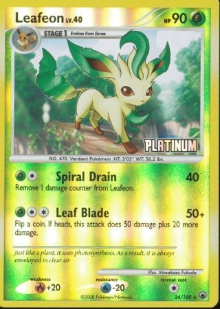 Leafeon (24/100) [Burger King Promos: 2009 Collection] | RetroPlay Games